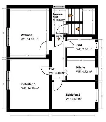 3 Zimmer Wohnung Muenchen Harthof Münih